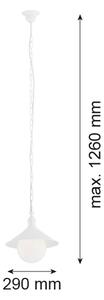 Argon 3296 - Venkovní lustr ERBA BIS 1xE27/60W/230V