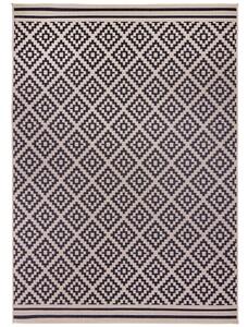 Flair Rugs koberce Kusový koberec Florence Alfresco Moretti Black/Beige - 66x230 cm