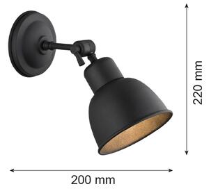 Argon 3185 - Nástěnné svítidlo EUFRAT 1xE27/60W/230V