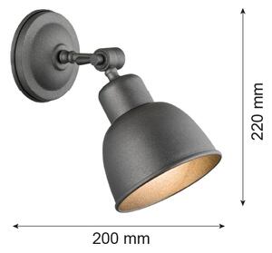 Argon 3183 - Nástěnné svítidlo EUFRAT 1xE27/60W/230V