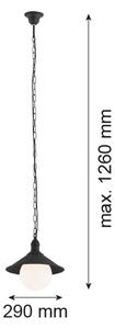 Argon 3285 - Venkovní lustr ERBA BIS 1xE27/60W/230V