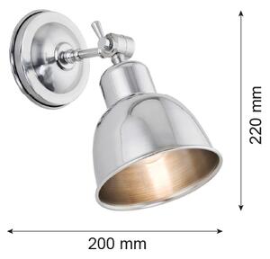 Argon 3172 - Nástěnné svítidlo EUFRAT 1xE27/60W/230V