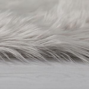 Flair Rugs koberce Kusový koberec Faux Fur Sheepskin Grey - 120x170 cm