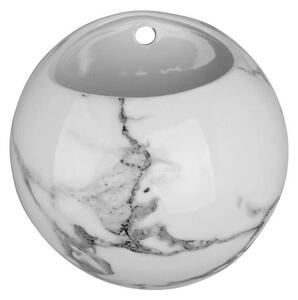 PRESENT TIME Nástěnný květináč Globe bílý 9 x 9,8 cm