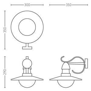 Philips 01816/30/PN - Venkovní svítidlo MYGARDEN TOPIARY 1xE27/60W/230V IP44