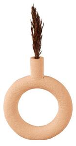 PRESENT TIME Váza Ring kulatá hnědá 18 x 22,5 cm