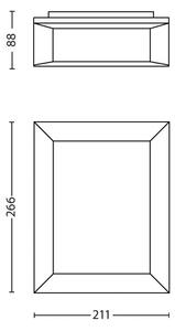 Philips 17293/93/16 - Venkovní nástěnné svítidlo KARP LED/6W/230V IP44