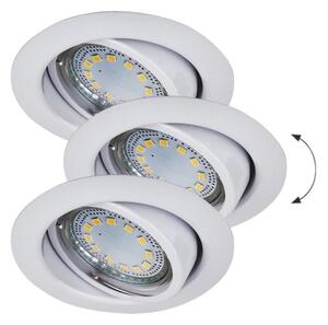 Rabalux 1049 - SADA 3xLED Podhledové svítidlo LITE 3xGU10-LED/3W/230V