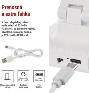 EMOS LED stolní lampa AMY, nabíjecí 1538198000