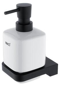 Nimco MAYA černá Dávkovač tekutého mýdla, pumpička mosaz (MAC 29031K-T-90)