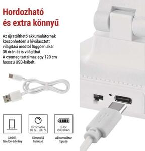 EMOS LED stolní lampa AMY, nabíjecí 1538198000