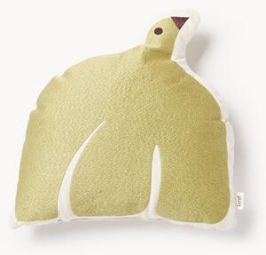 Vyšívaný polštář z organické bavlny Swif Bird