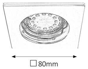 Rabalux 1053 - SADA 3xLED Podhledové svítidlo LITE 3xGU10-LED/3W/230V