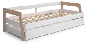 Dětská postel reicca s úložným prostorem 90 x 200 cm bílá