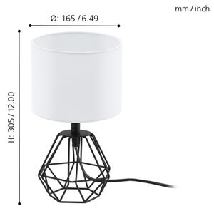 Eglo 95789- Stolní lampa CARLTON 2 1xE14/60W/230V