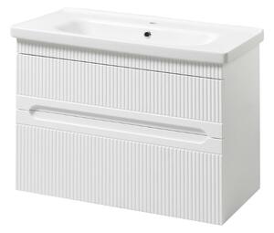 Kingsbath Aria Air White 65 koupelnová skříňka s umyvadlem