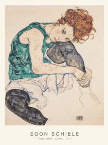 Obrazová reprodukce Adele Herms (Special Edition Female Portrait) - Egon Schiele, (30 x 40 cm)