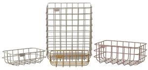 Drátěný košík – set 4 ks