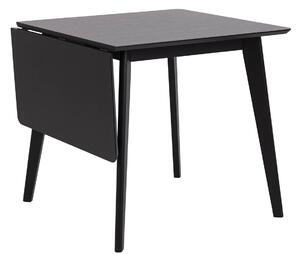 ACTONA Jídelní stůl Roxby − černá 76 × 120 × 80 cm