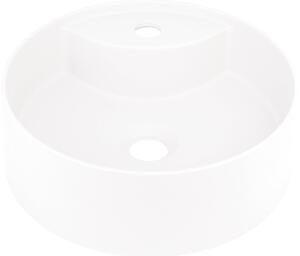 Deante Silia umyvadlo 36x36 cm kulatý na pult bílá matný CQS_AU4B