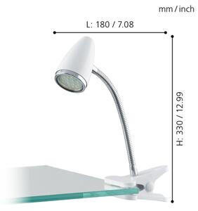 Eglo 94329 - LED Lampa s klipem RICCIO 1xGU10-LED/3W/230V