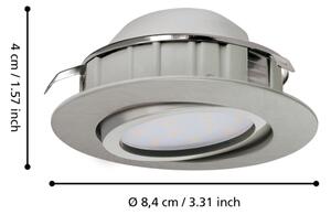 Eglo 95853 - SADA 3x LED podhledové svítidlo PINEDA LED/4,9W/230V