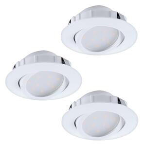 Eglo 95857- SADA 3x LED Stmívatelné podhledové svítidlo PINEDA LED/5,5W/230V