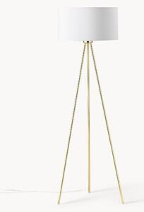 Stojací lampa trojnožka s látkovým stínidlem Cella