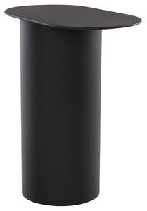 Jotex Černý kovový odkládací stolek WEMMEL 51 x 30,5 cm
