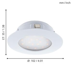 Eglo 95887- LED podhledové svítidlo PINEDA LED/11W/230V
