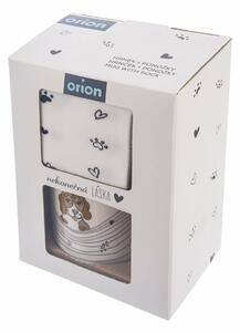 Orion Dárkový hrnek s ponožkami Nekonečná láska pes 350 ml