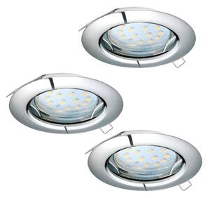 Eglo 94236 - SADA 3x LED Podhledové svítidlo PENETO 3xGU10-LED/3W/230V