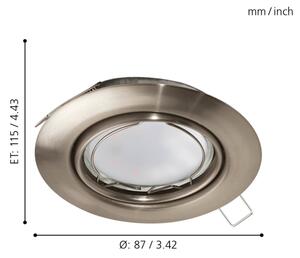 Eglo 94408 - SADA 3x LED Podhledové svítidlo PENETO 3xGU10-LED/5W/230V
