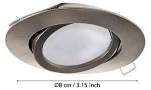 Eglo 31689 - SADA 3x LED Podhledové svítidlo TEDO 3xGU10-LED/5W/230V