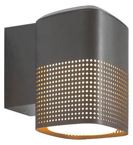 Nordlux Venkovní nástěnné svítidlo SIDARA, hliník, 1xE27, IP54, šedé