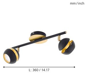 Eglo 95483 - LED Bodové svítidlo NOCITO 2xGU10-LED/4W/230V