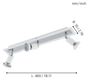 Eglo 94961 - LED bodové svítidlo SARRIA 3xGU10-LED/5W/230V