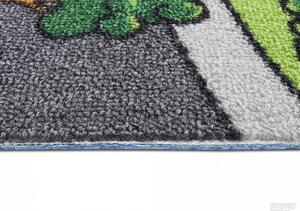 Dětský koberec Clever town 140x200 cm