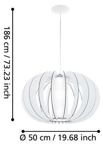 Eglo 95607 - Lustr STELLATO 2 1xE27/60W/230V