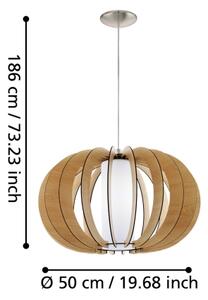 Eglo 95599 - Lustr STELLATO 1 1xE27/60W/230V