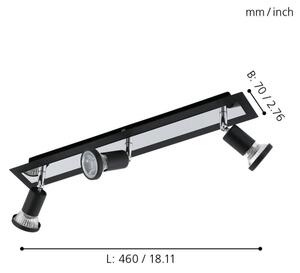 Eglo 94965 - LED Bodové svítidlo SARRIA 3xGU10-LED/5W/230V