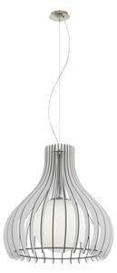 Eglo 96211 - Lustr na lanku TINDORI 1xE27/60W/230V pr. 50 cm bílá