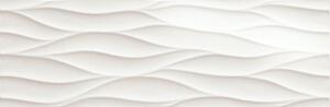 Keramický obklad Lumina curve white gloss 25x75