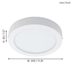 Eglo 96168 - LED Koupelnové stropní svítidlo FUEVA 1 LED/22W/230V IP44