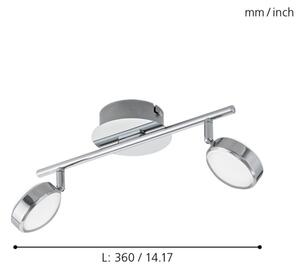 Eglo 95629 - LED Bodové svítidlo SALTO 2xLED/5,4W/230V