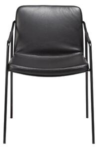 Černá jídelní židle z imitace kůže DAN-FORM Denmark Boto