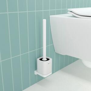 Nimco MAYA BÍLÁ Toaletní WC kartáč s hranatou rukojetí (MAB 29094KN-HR-05)