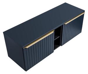 Koupelnová skříňka s deskou SANTA FE Blue D140/1 | 140 cm
