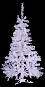 Nexos 32993 Umělý vánoční strom s třpytivým efektem - 120 cm, bílý