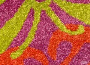 Sintelon doo Kusový koberec PLAY 14/RMR, Růžová, Vícebarevné